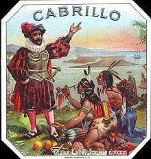 Cabrillo cigar box label