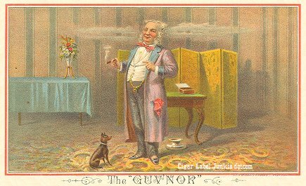 The Guvnor- cigar box label