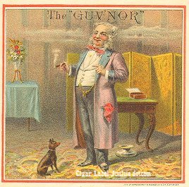 The Guvnor- cigar box label