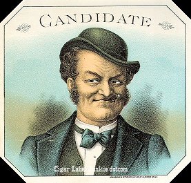 Candidate- cigar box label