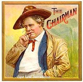The Chairman- cigar box label