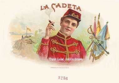 La Cadeta- cigar box label