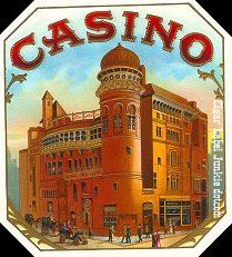 Casino- cigar box label