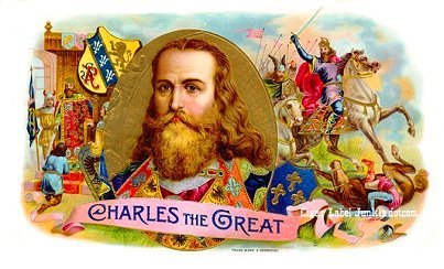 Charles the Great-cigar box label