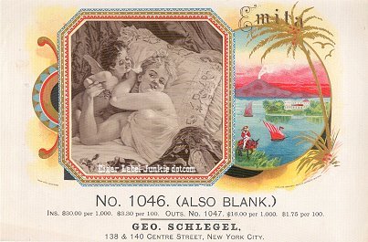 Emita- cigar box label