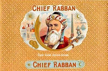 Chief Rabban- cigar box label