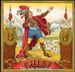 Chief cigar label