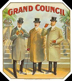 Grand Council- cigar box label