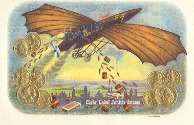 Cigar Bomber cigar box label