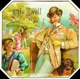 City Swell-cigar label