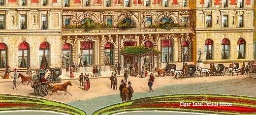 Close up- cigar box label