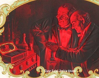 Club Smoker- cigar box label