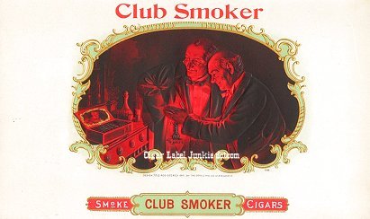 Club Smoker-cigar box label