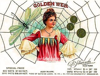 Golden Web- cigar box label