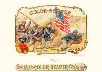 Color Bearer cigar box label