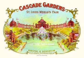 Cascade Gardens- cigar box label