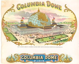 Columbia Dome inner cigar label