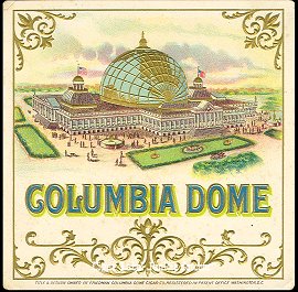 Columbia Dome-outer cigar label
