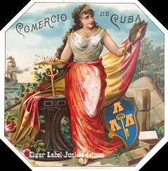 Comercio De Cuba cigar label