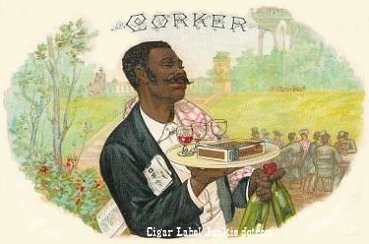 Corker cigar label