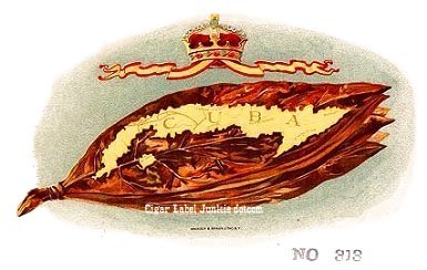 Cuba smp cigar box label