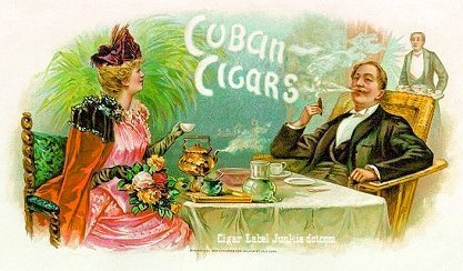 Cuban Cigars-cigar box label