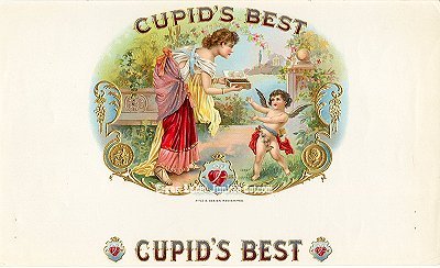 Cupid Best-cigar box label