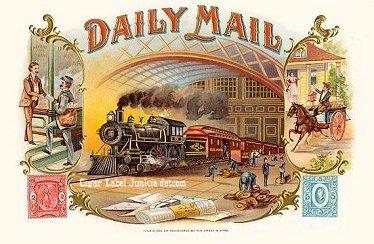 Daily Mail cigar box label