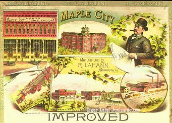 Maple City- cigar box label