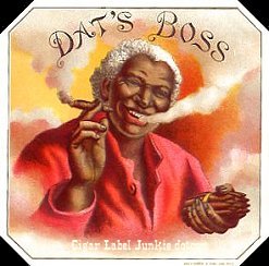 Dat's Boss cigar label