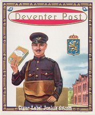 Deventer Post cigar box label