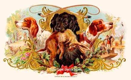 UT Pointers- cigar box label