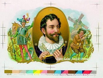 Don Q- cigar box label
