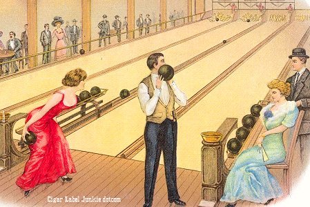 Double Header- cigar box label