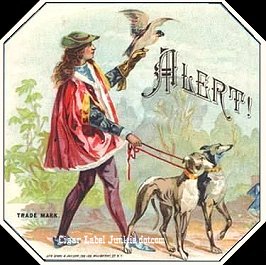 Alert- cigar box label