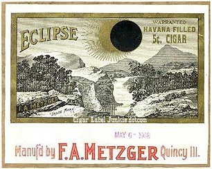 Eclipse cigar box label