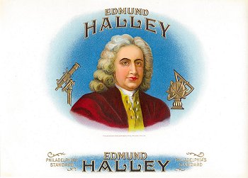 Edmund Halley cigar label