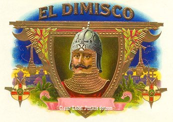 El Dimisco-cigar box label