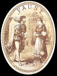 Fausto cigar box label