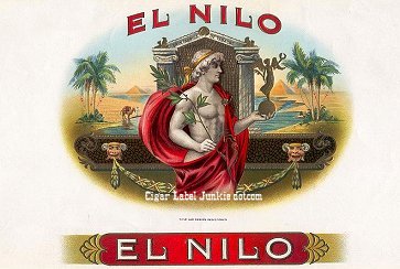 El Nilo cigar box label