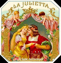 Julieta cigar box label
