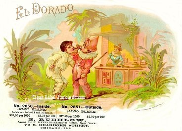 El Dorado- cigar box label