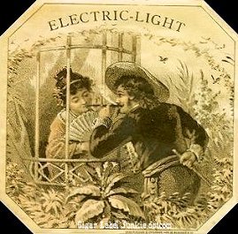 Electric Light- cigar box label