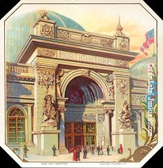 Horticulture Bldg- cigar box label