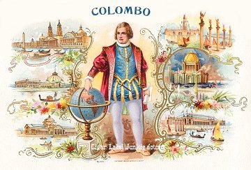 Colombo- cigar box label