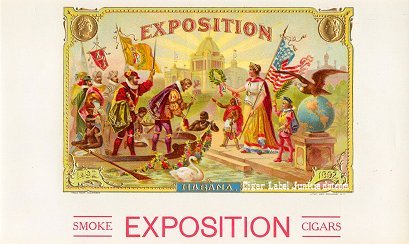 Exposition- cigar box label