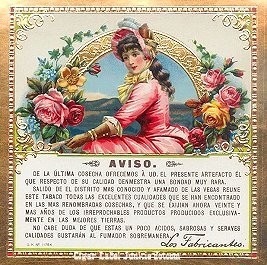 FD Rosas- cigar box label