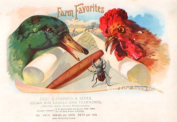 Farm Favorites cigar box label