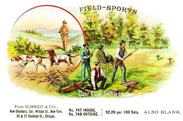 Field Sports-cigar box label