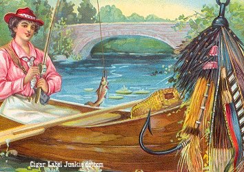 River Queen- cigar box label